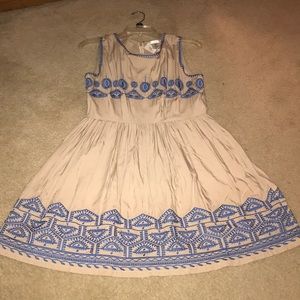 Embroidered Tank Dress- sz Medium